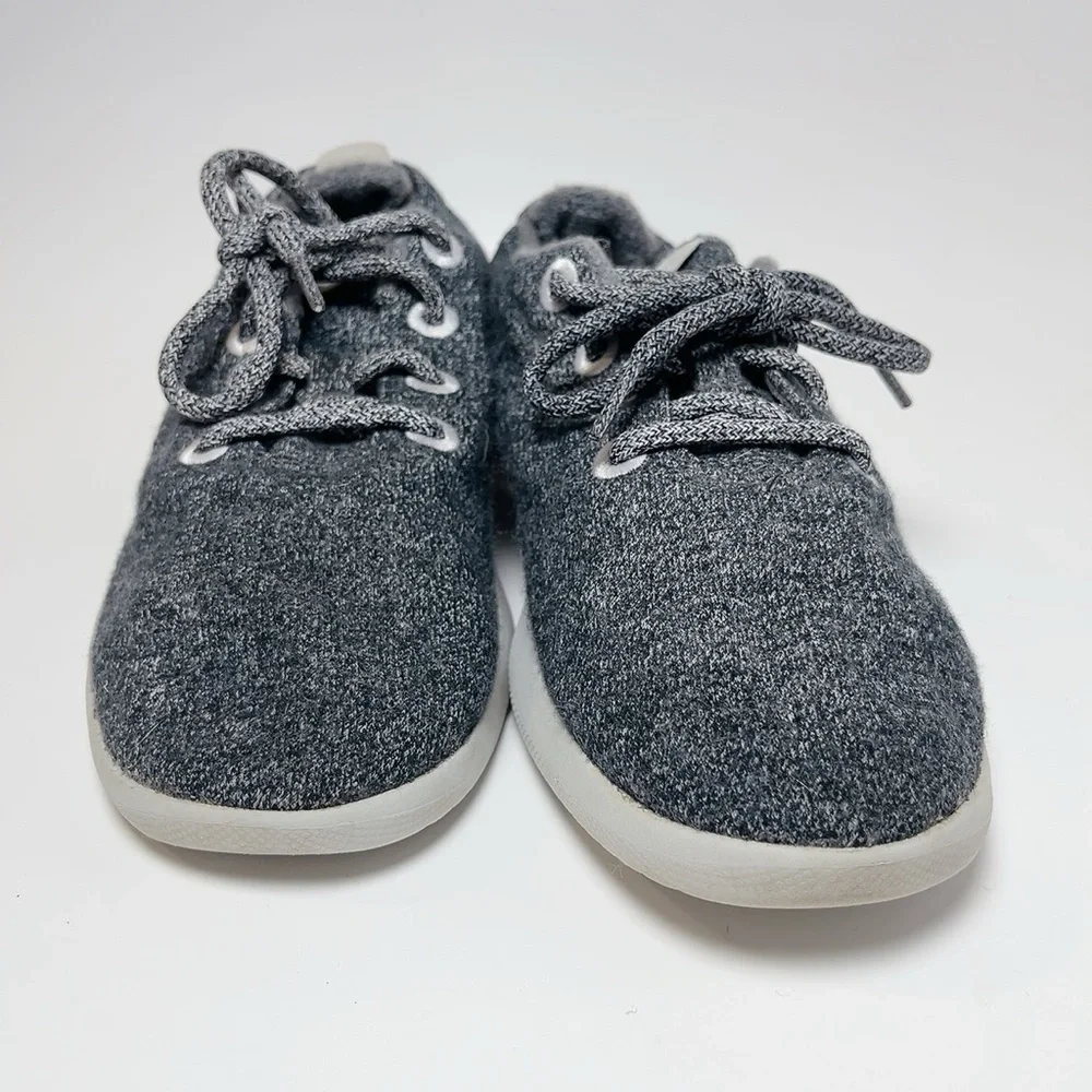 Allbirds Grey Wool Low Top Runner Shoes